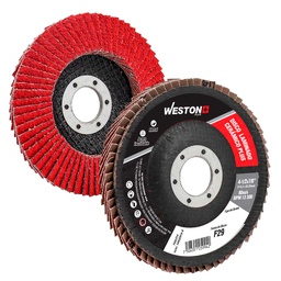 [Z-20385] DISCO LAMINADO CERAMICO CON RESPALDO DE FIBRA DE VIDRIO 4-1/2" G120  ALTA DENSIDAD T29