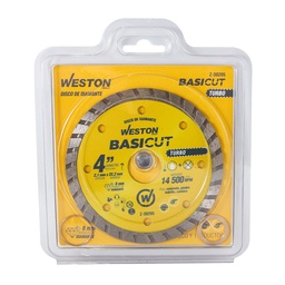[Z-30205] DISCO DE DIAMANTE RIN TURBO 4" BASICUT
