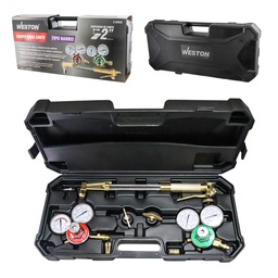 [Z-62543] EQUIPO D/CORTE T/HARRIS REG. D/ACERO MALETIN NEGRO