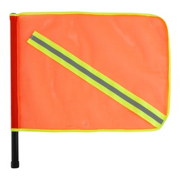 [BL3102] BANDEROLA D MALLA NARANJA CON REFLEJANTE