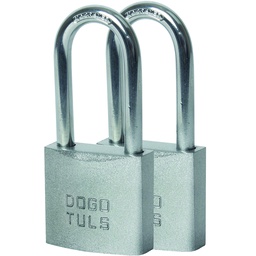 [SH9042] CANDADO JGO 2PZ HIERRO 38MM GANCHO LARGO