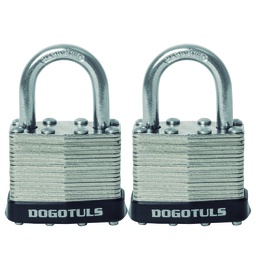 [SH9017] CANDADO JGO 2PZ LAMINADO 40MM CORTO