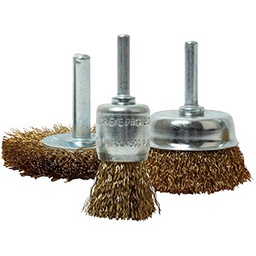 [NI0117] CEPILLOS DE ALAMBRE LATON JUEGO 3PZS