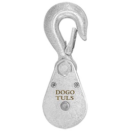 [RH5023] POLEA GARRUCHA MINI 2" 400KG CON GANCHO