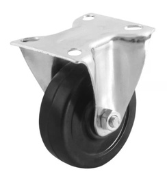 [TC5037] RODAJA HULE PLACA FIJA 4&quot;(100MM)
