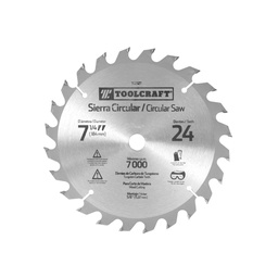 [TC2327] SIERRA CIRCULAR 7 1/4&quot; EJE 5/8&quot; CON 24 DIENTES