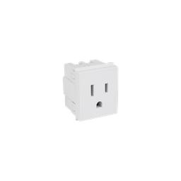 [8810600] CONTACTO SENCILLO ATERRIZADO BLANCO 36 mm