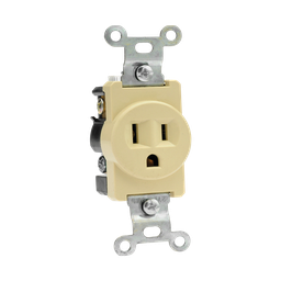 [8810100] CONTACTO CHINO SENCILLO MARFIL