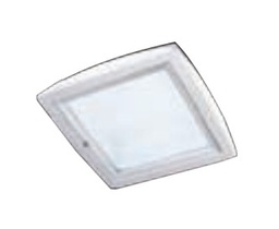 [A1F-0S15S0-G-B3-01] CARCASA CUADRADA DE EMPOTRAR FIJO 1 LAMPARA HQI 70W BLANCO