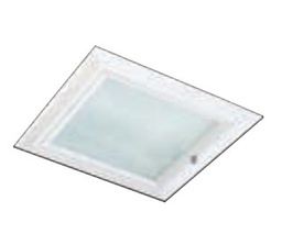 [A1F-2F9A41-F-B3-263] LUMINARIO CUADRADO DE EMPOTRAR CR CON 2 LAMPARAS PLC BLANCO 52 W 120-277 V~ 60 Hz