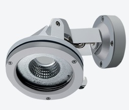 [AF8028L] LUMINARIO CIRCULAR DE SOBREPONER A MURO LED DIRIGIBLE GRIS 15 W 220-240 V~ 60 Hz 4 200 K 7 750 lm