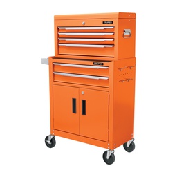 [102938] Gabinete metalico movil, 6 cajones, 2 compartimentos, Truper