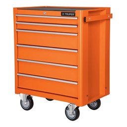 [12067] Gabinete metalico movil, 6 cajones, capacidad 130 kg, Truper