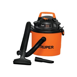 [12091] Aspiradora de solidos y liquidos, 3 gal, plastica, Truper