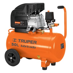 [15007] Compresor de aire, lubricado,horizontal 50L 3½HP 127V Truper
