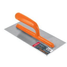 [15415] Llana dentado triangular 11', 6 remaches, mango plastico