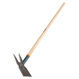 [100752] Azadon dos cuernos con mango de madera 54', Truper