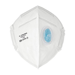 [102336] Respirador plegable N95 con valvula para particulas, Truper