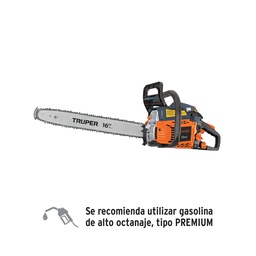 [16296] Motosierra 38 cc a gasolina con barra de 16', Truper