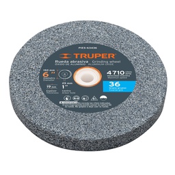 [16348] Rueda abrasiva p/esmeril 6X3/4', oxido de aluminio, grano 36