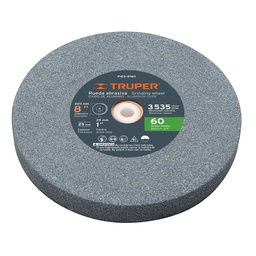 [16412] Rueda abrasiva p/esmeril 8 X 1', oxido de aluminio, grano 60