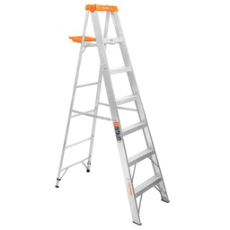 [16744] Escalera de tijera tipo II 6 peldaños y bandeja, Truper