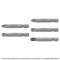 [17799] Estuche con 5 puntas pozidriv combinadas largo 2', Expert