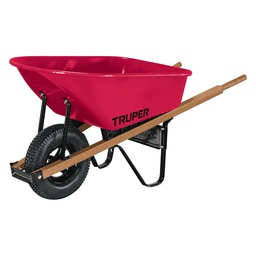 [19804] Carretilla 6 ft3 Neumatica, bastidores de madera, Truper