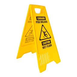 [23020] Letrero de piso resbaloso, 62 cm, Klintek