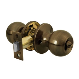 [23662] Cerradura tipo esfera, tubular, baño, antiguo, Hermex Basic