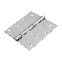 [23689] Bisagra cuadrada 4', cromo mate, cabeza plana, Basic