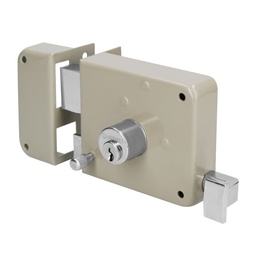 [27046] Cerradura sobreponer izq instala-facil, caja, Hermex Basic