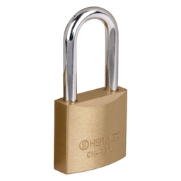 [27071] Candado de hierro color laton 40 mm, largo, caja, Basic