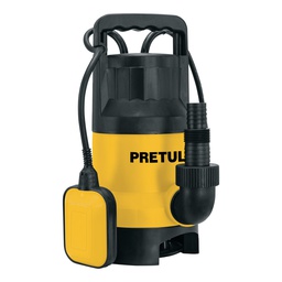 [27198] Bomba sumergible plastica, 1 HP para agua sucia, Pretul