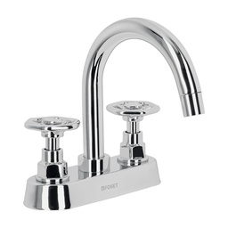 [46753] Mezcladora p/lavabo, bar, manerales redondos, cromo, Tubig