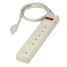 [47183] Multicontacto 14 AWG 6 entradas supresor de picos 270 joules