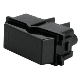 [47608] Interruptor de 3 vias, linea Italiana, color negro, Volteck