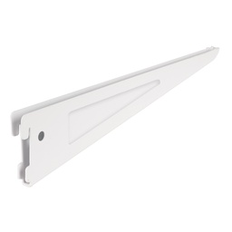 [47715] Mensula plana blanca para cremallera doble, 32cm, Fiero