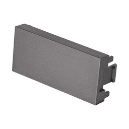 [47832] Tapon ciego acero inox de 1 modulo, linea Lisboa, Volteck