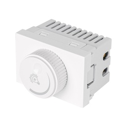[47953] Dimmer giratorio blanco de 1.5 modulos, linea Lisboa