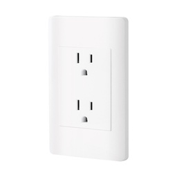 [47969] Placa armada blanca contacto duplex 3 modulos, Lisboa