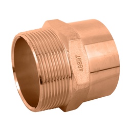 [48897] Conector de cobre, rosca exterior 2', Foset