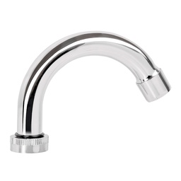 [49377] Cuello curvo para mezcladora de lavabo, cromo, Basic