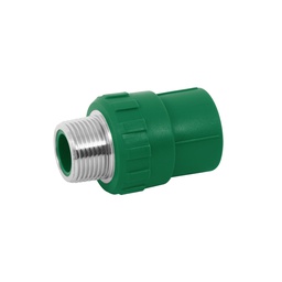 [49880] Adaptador PPR 3/4' macho con inserto metalico, Foset