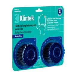 [57021] Blister con 2 pastillas azules desinfectantes para tanque WC