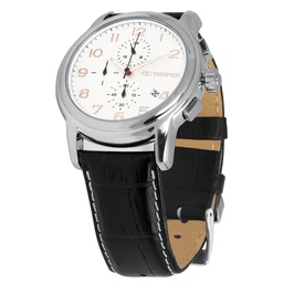 [60071] Reloj para caballero, correa de piel, Truper