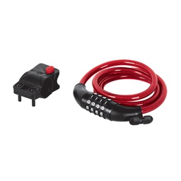 [43925] Candado de cable con combinacion, 10 mm X 1.20 m, Hermex