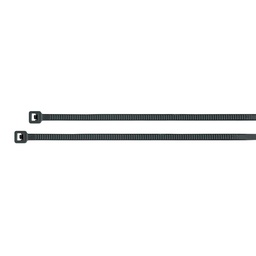 [44322] Bolsa con 100 cinchos plasticos 18 lb, 200x2.5 mm, negros
