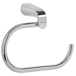 [45207] Toallero argolla de laton en acabado cromo, Foset Riviera