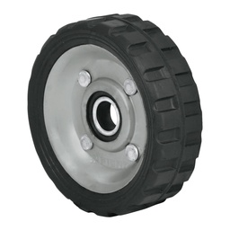 [45476] Rueda de hule solido 4-1/2' para diablo, un balero, Pretul